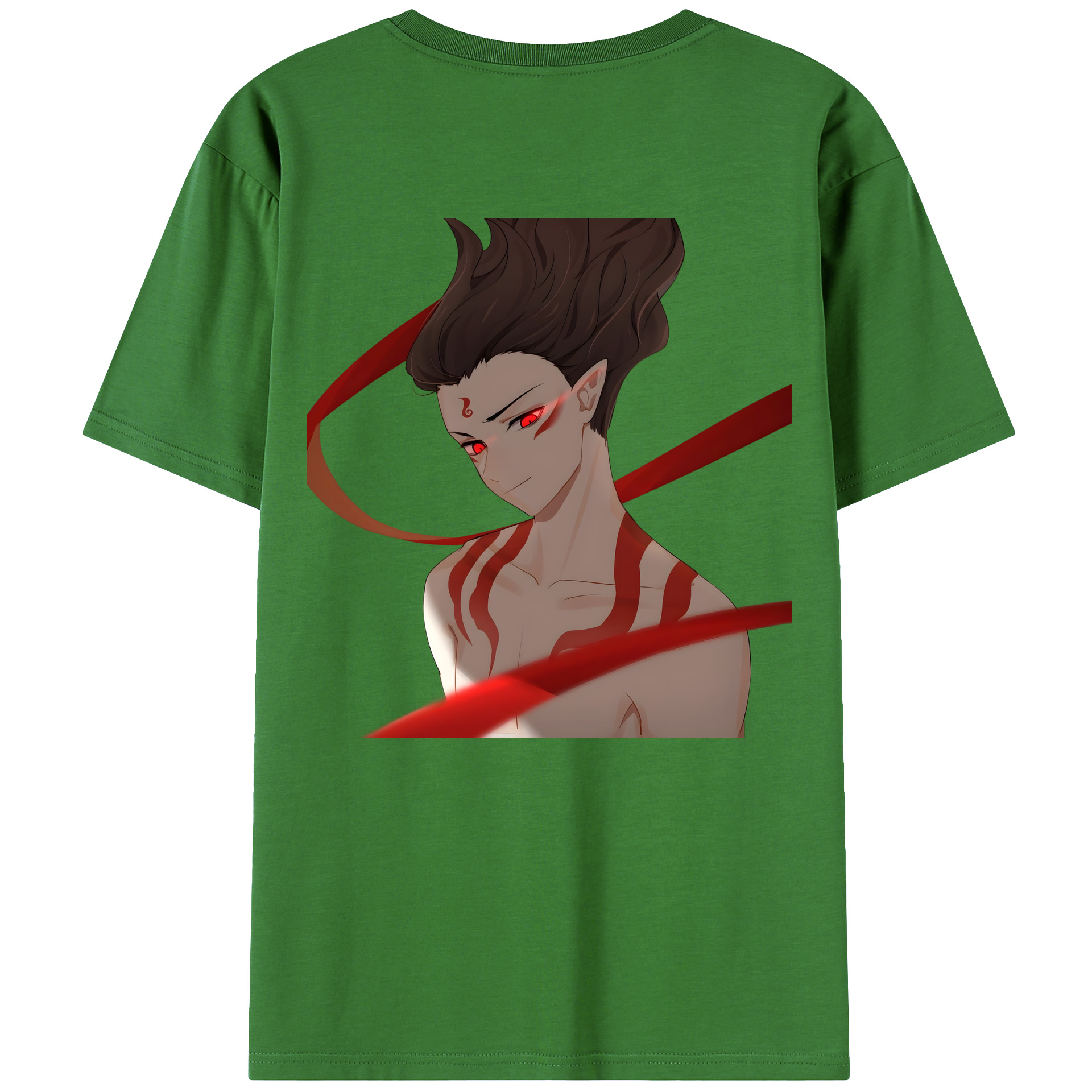 （画像用） Ne Zha 2 ナタ 魔童の大暴れ レディース半袖Tシャツ(バックプリント)